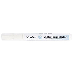 Rayher Marqueur-craie à pointe ronde 2-4 mm Chalky Finish - Blanc 