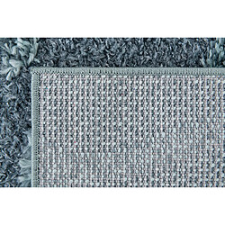 Hadorn Tapis shaggy 185x125 Bleu Thun Tribus pas cher