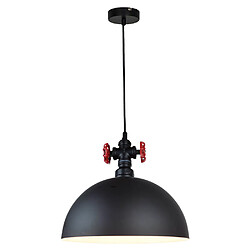 Sampa Suspension d'intérieur design Robin 130cm réglable métal noir et rouge LED Suspension (ou plafonnier) Robin de la marque Sampa Helios en métal noir et rouge, puissance maxi...