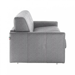 Acheter Inside 75 Canapé lit 2-3 places SUN convertible EXPRESS 120cm tweed gris silex matelas épaisseur 16cm