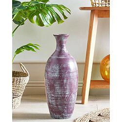 Beliani Vase décoratif KARDIA fait à la main Céramique 57 cm Marron