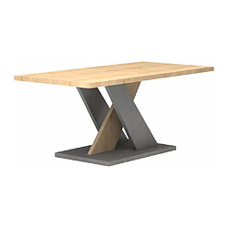 Avis Vente-Unique Table basse - Naturel et Anthracite - MADELYNE