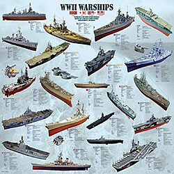 Puzzle 1000 piAces Eurographics Navires de guerre de la Seconde guerre mondiale (6000-0133)