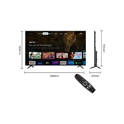 Smart Tech TV 4K UHD 75" (189 cm) 75UG10V3, Smart TV Google TV, HDMI, USB