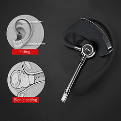 Avis GUPBOO Casque Bluetooth V8S Casques stéréo de voiture sans fil BT4.1 Casque d'affaires Crochets d'oreille Casque universel Une connexion Deux