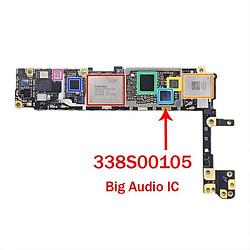 Acheter Wewoo Puce Big Audio IC 338S00105 pour iPhone 7 Plus / 7 / 6s Plus / 6