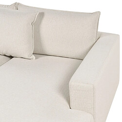 Beliani Canapé d'angle LILVIKEN Beige clair Tissu pas cher