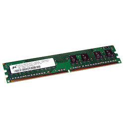 Micron Tech 1Go RAM MICRON MT8HTF12864AY-667E1 240-Pin DIMM DDR2 PC2-5300U 667Mhz 1Rx8 CL6 - Occasion