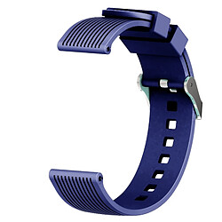 Wewoo Bracelet de montre à poignet à grain vertical pour Galaxy 42mm (bleu foncé)