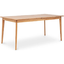 ICONIK INTERIOR Table à manger rectangulaire extensible - Bois - Blow Bois naturel