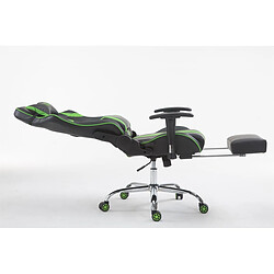 Non Chaise de bureau Racing Limit V2 en cuir artificiel avec repose-pieds pas cher