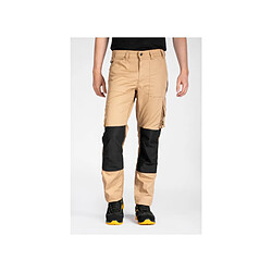 Pantalon de travail normé RICA LEWIS - Homme - Taille 38 - Multi poches - Coupe droite - Beige - MOBILON