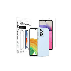 Pack Coque Moxie pour Samsung Galaxy A33 Transparent + Verre trempé 2 .5D