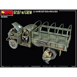 Mini Art Maquette Camion G7107 W/crew 1,5t 4x4 Cargo Truck W/metal Body