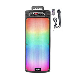 Avis ENCEINTE SONO PORTABLE PARTY BLUETOOTH 800W MOBILE USB TWS LED RGB MSD TELECOMMANDE + MICRO FILAIRE