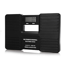 Wewoo Pèse personne noir Multi-usage Portable Balance électronique poids numérique 300g-150kg