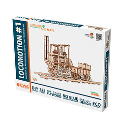 Youdoit Maquette 3D en bois - Locomotive 40 cm