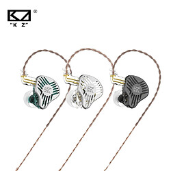 GUPBOO Nouveau KZ EDS casque dynamique HIFI DJ moniteur dans l'oreille sport antibruit casque en métal KZ ZEX ZSN EDX PRO 