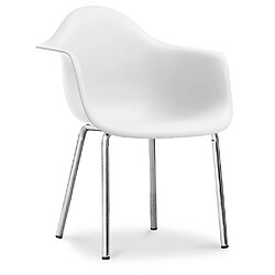 ICONIK INTERIOR Chaise à manger Daxi Style Scandinave Premium Design Blanc