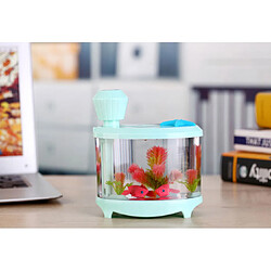 Universal Réservoir de poissons créatif humidificateur d'air couleur lumière de nuit DC5V USB 460ML capacité canal d'eau humidificateur d'air à ultrasons silencieux | Fabricant de brouillard | Air Midriss Armed Factory humidificateur d'air pas cher