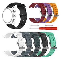 Acheter Wewoo Bracelet pour montre connectée Dragonne de remplacement en silicone SUUNTO Terra Vert menthe