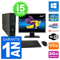 PC Fujitsu E910 DT Ecran 22" Intel i5-3470 RAM 8Go Disque 1To Windows 10 Wifi · Occasion 