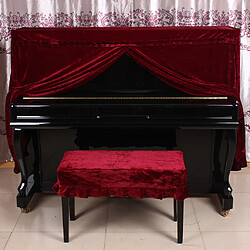 Piano Tabouret Couverture Chaise Housse Couverture Chaise Tabouret Piano Peluche Couvercle Instrument Musique