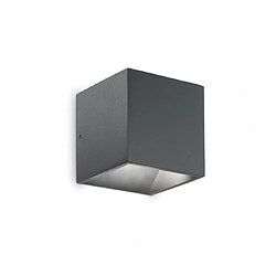 Ideal Lux Applique de jardin Rubik Aluminium Anthracite 1 ampoule 10cm