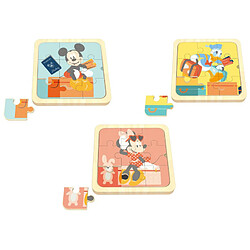 Disney Wooden Mini Puzzle 3in1 TL103