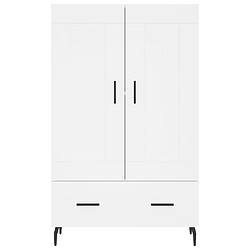 Maison Chic Buffet,Meuble de Rangement,commode pour salon,Cuisine blanc 69,5x31x115 cm bois d'ingénierie -MN12222 pas cher