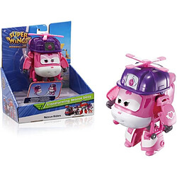 AUDLEY SUPER WINGS – TRANSFORMING DIZZY RESCUE – Hélicoptere Jouet Transformable et Figurine Robot Jouet Enfant – Personnage et Robot Trans