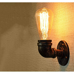 Stoex Lampe à Tubes d'eau,Rétro Applique Murale Metal Industrielles Eclairage Decoratif,E27 Lampe à Douill