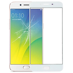 Wewoo Pièce Détachée Vitre Écran avant pour OPPO R9sk (blanc) 