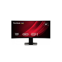 Ecran 34" Viewsonic VG3419C 3440x1440 21:9 SuperClear® VA Curve HDMI DisplayPort 65W USB-C USB, RJ45 haut parleurs pied réglable en hauteur / VG3419C