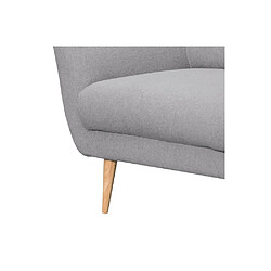 Avis VENESETTI Canapé en tissu luxe 3 places, TRENDY gris clair