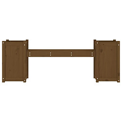 Acheter Maison Chic Banc d'extérieur | Banc avec jardinières marron miel bois massif de pin -GKD29519