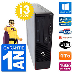 PC Fujitsu Esprimo E910 DT Intel i3-3220 RAM 16Go Disque Dur 1To Windows 10 Wifi · Occasion 