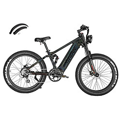 Vitilan T7 Vélo électrique de montagne, 26 * 4,0 pouces CST Fat Tires 750W Moteur Bafang Batterie 48V 20Ah- Couleur mixte Vélo électrique de montagne Vitilan T7, 26 * 4,0 pouces CST Fat Tires 750W Moteur Bafang Batterie 48V 20Ah 45 km/h Vitesse maximale 100-120 km Portée Écran LCD rétroéclairé Freins à disque hydrauliques avant et arrière SHIMANO 8 vitesses - Couleur mixte