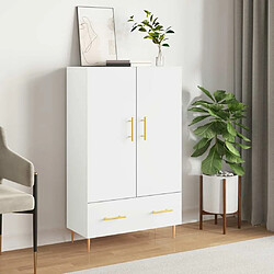 Maison Chic Buffet,Meuble de Rangement,commode pour salon,Cuisine blanc 69,5x31x115 cm bois d'ingénierie -MN60856