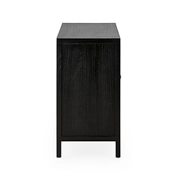 Buffet Thai Natura Noir Naturel Bois de cèdre 120 x 75 x 40 cm