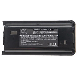 vhbw batterie compatible avec Kenwood NX240, NX248, NX340, NX348, TK-3707, TK-2200, TK-2202, TK-2207 radio talkie-walkie (1800mAh 7,4V Li-Ion) 