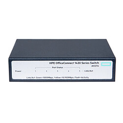 HP Hewlett Packard Enterprise OfficeConnect 1420 5G Non-géré L2 Gigabit Ethernet (10/100/1000) Gris 1U