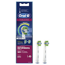 Tête de rechange Oral-B Floss Action Blanc 2 Unités