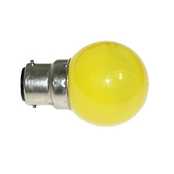 ampoule à led - culot b22 - jaune - festilight 65682-1pc 