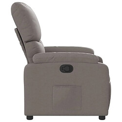 Acheter Maison Chic Fauteuil inclinable,Fauteuil luxe de relaxation Taupe Tissu -MN74310