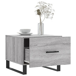 Acheter Maison Chic Lot de 2 Tables basses,Table Console pour salon sonoma gris 50x50x40 cm bois d'ingénierie -MN95983