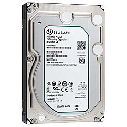 Seagate Technology ST6000NM0034 Disque Dur Interne 6To HDD 3.5" 7200RPM SATA 226Mo/s Argent 