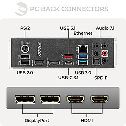 Acheter Sedatech PC Gamer • Intel i9-11900KF • RX 6600 • 16Go RAM • 500Go SSD M.2 • 3To HDD • sans OS