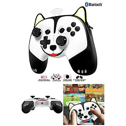 Spirit of Gamer Manette pour Nintendo Switch - Lite Bluetooth sans fil ANIMAL NOIR GAMING PANDY TAILLE ENFANT Fonctions Macro et Turbo