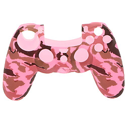 Housse En Silicone Souple Pour Manette Playstation 4 PS4 Rose Coque en silicone pour PS4